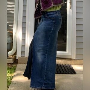 Old Navy Curvy Denim Maxi Skirt